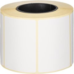 Термотрансферные этикетки ПГЛ 58х40 (4 шт.)+риббон WAX 60x100 в комплекте