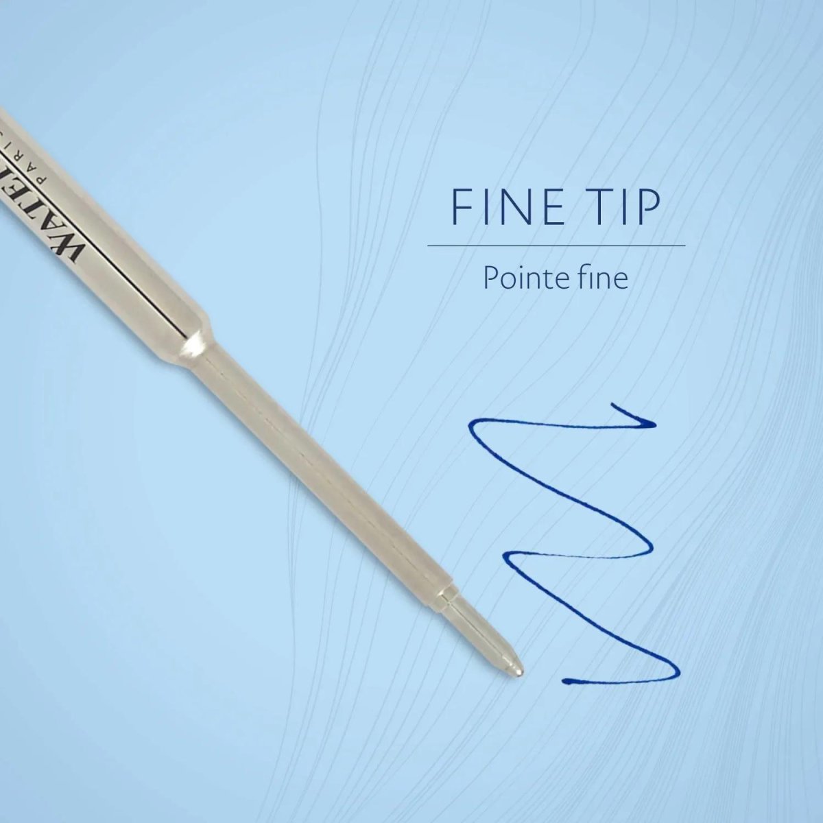 Стержень шариковый 112мм WATERMAN Standard Maxima тонк лин. Син 1964016