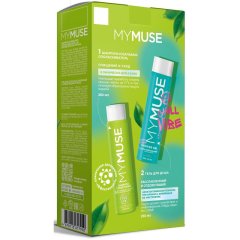 Подарочный набор MYMUSE для него и для нее гель д/д+шамп и балз-опл 250 мл