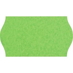 Этикет-лента 22х12 зел волна 1000шт/рул 10рул/уп