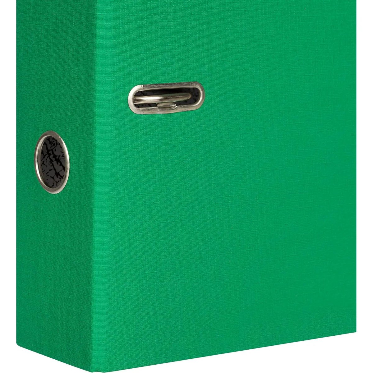 Папка-регистратор 75мм Attache А4, зеленая, РР/бумага без мет. уголка