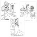 Раскраска Принцессы А4, набор 4шт, 9785912889653
