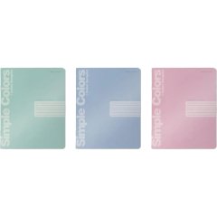 Тетрадь 18Л. ЛИН. ZEFIR COLORS 3 ВИДА 7-18-704/2