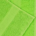 Набор полотенец махровых бордюр 440 г/м2, 70х140 салатовый, 5шт