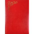Папка Адресная б/в красная 15А001 Виньетка/10/ 15А001_к