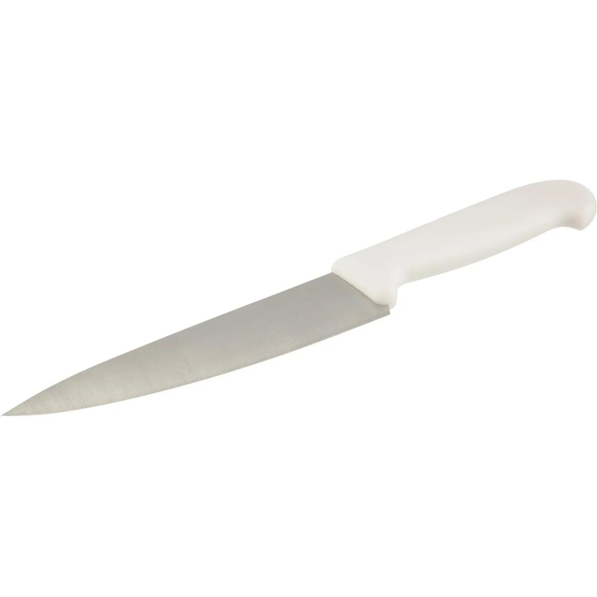 Нож универсальный  лез 200 мм  толщ 2 мм  3Cr13   белая пластиковая ручка