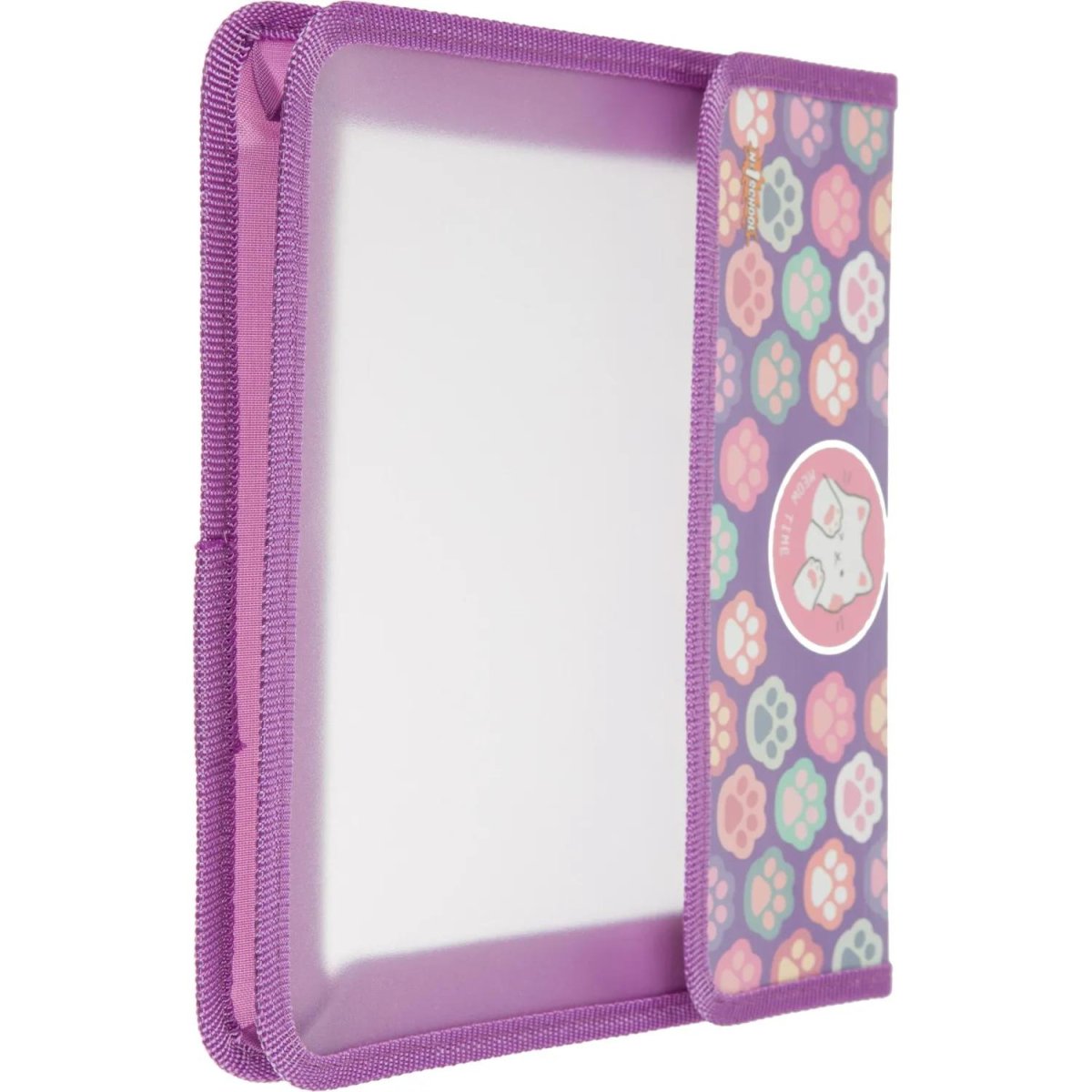 Папка для тетрадей Комус Класс Лапки,А5, липучка, ламинат/пластик, ПТ-45