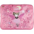 Папка для тетрадей  Фея А4 на молнии с ручками,ткань,75мм,ПМД-4-20