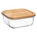 Контейнер стекл квадр 1230мл бамб/кр Studio TM Appetite