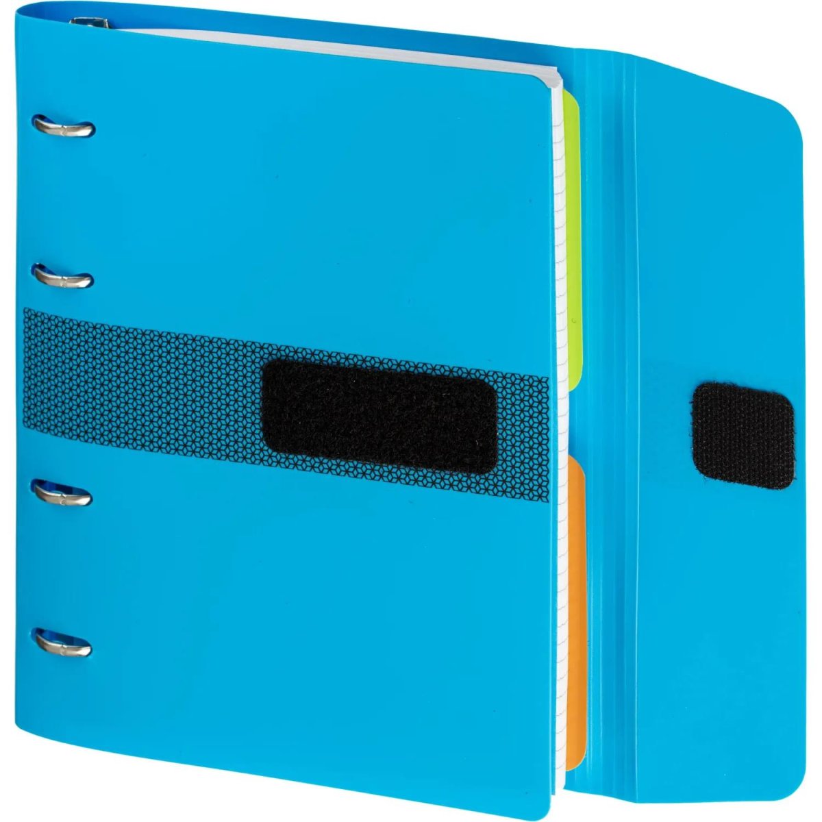 Бизнес-тетрадь со смен.блоком 120л,кл,А5, Голубой,пропилен. обл. налипучке