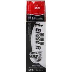 Стержень гелевый M&G стираемые чернила,110мм,д.ш.0,5 мм,син,3шт/уп AKR67175