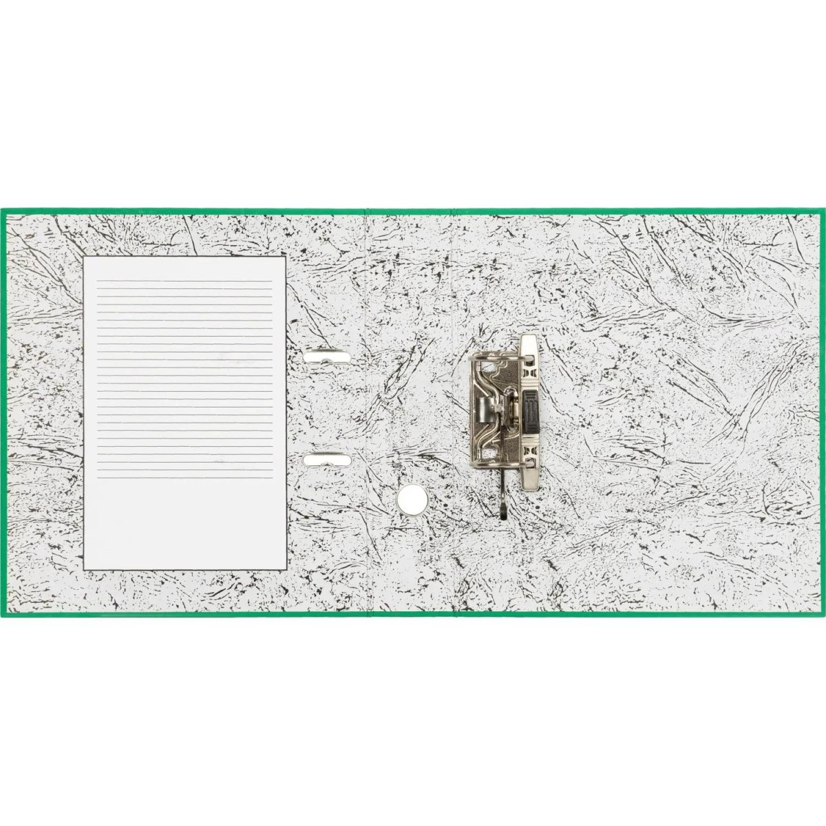 Папка-регистратор 75мм Attache А4, зеленая, РР/бумага без мет. уголка