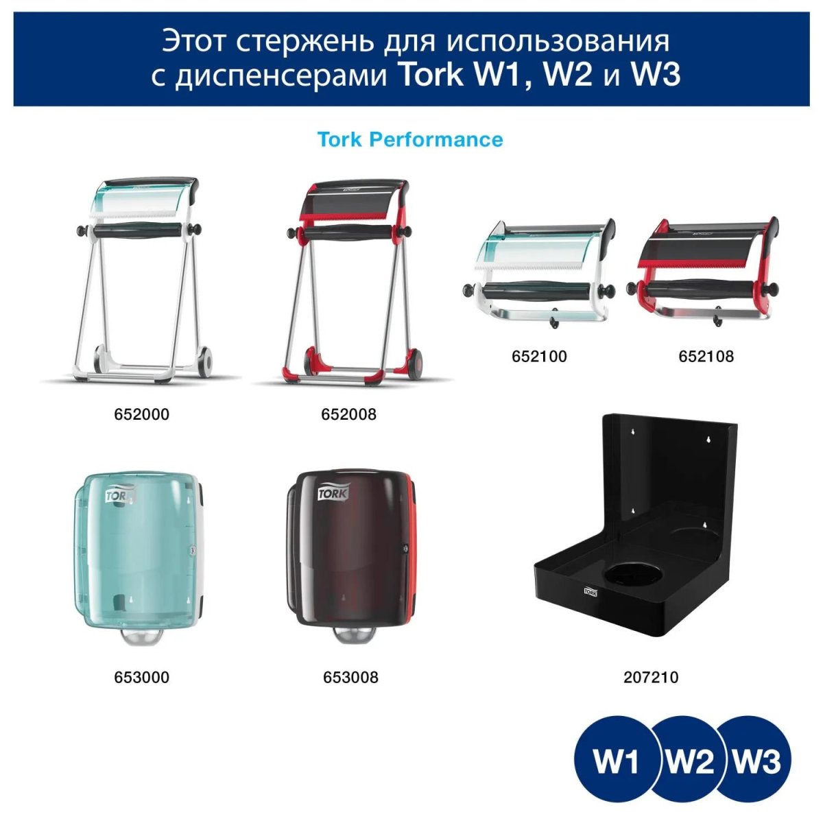 Материал протирочный нетканый Tork W1/W2/W3 280лx1рул/кор, белый 530137