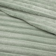 Покрывало 200х220 BRAVO Family велсофт Волна г/к №93 серо-олив в пакете