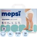 Подгузники-трусики детские MEPSI Comfort ХL (12-20 кг) 38 шт