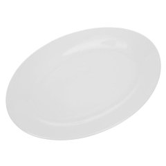 Блюдо овальное Chan Wave Classic, фарфор, белое, 300мм, фк0128