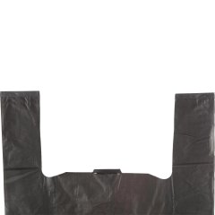 Пакет-майка УСИЛЕННЫЙ,ПНД, 40+18x70см,черный,30мкм, 100 шт/уп 