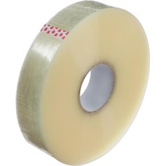 Клейкая лента упаковочная 48ммх990мх43мкм, прозрачная 6 шт/уп(белая втулка)