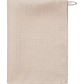Полотенце кухонное 50х70 см (набор 2 шт.) ваф. 100% лен, бежевый