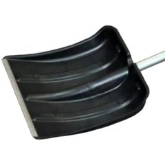 Лопата д/уборки снега РусТрейд №4 35х35х140 см с пластик/ковш и алюм/черен