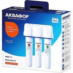 Водоочиститель Аквафор модель Кристалл А для жёсткой воды