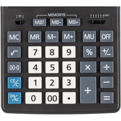 Калькулятор настольный Attache CDB1201-BK 12-разрядный черный 205x155x35 мм