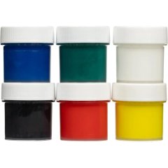 Краски акриловые КЛАССИКА, 6 цв. по 20 мл Акрк-001 набор