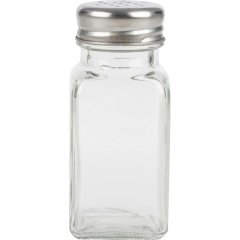 Солонка/перечница SPEZIA, объем 80 мл (стекло, нерж.сталь)