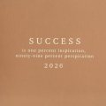 Еженедельник датированный 2026 IF 16х9см 64л, мягк Success I1835/beige