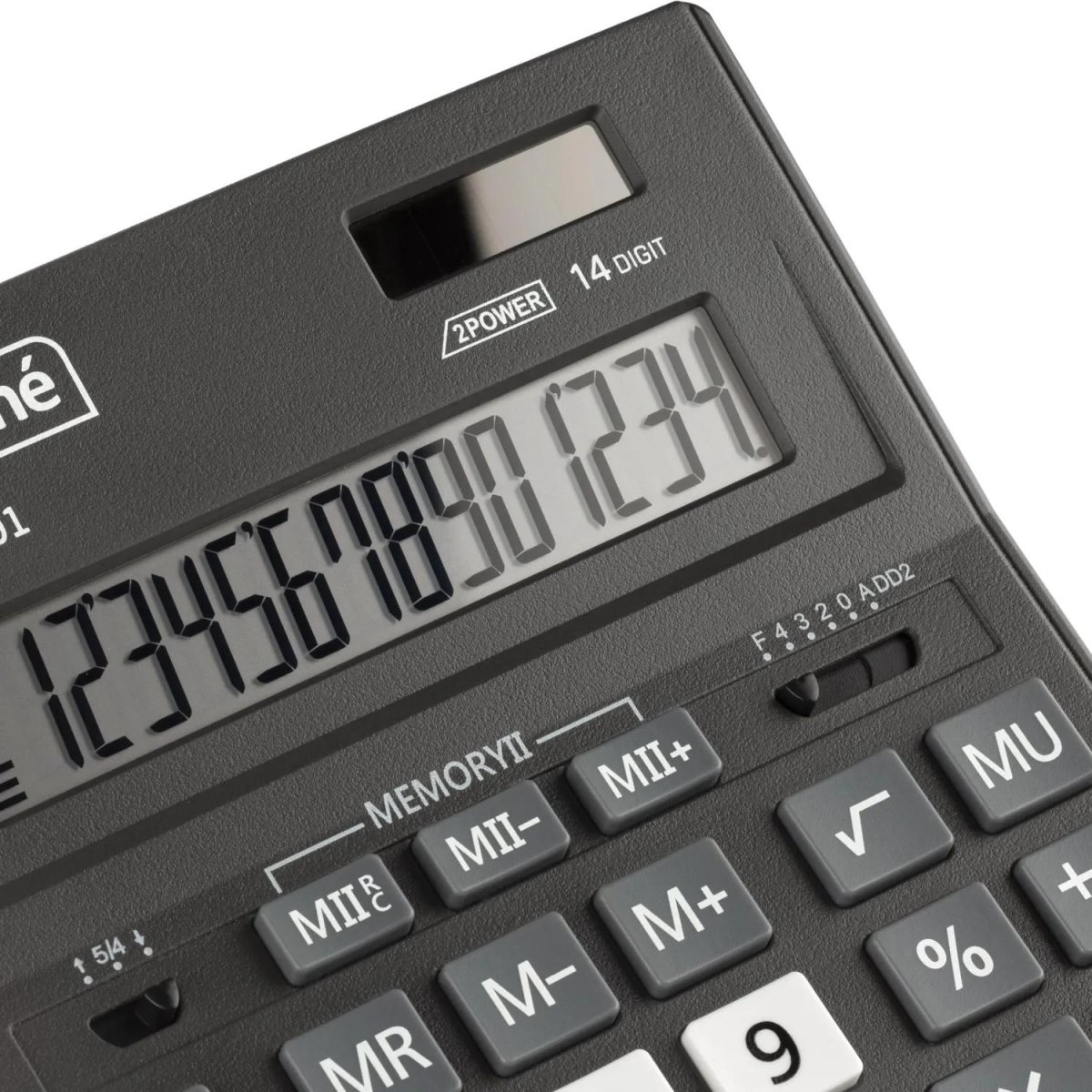Калькулятор настольный Attache CDB1401-BK 14-разрядный черный 205x155x35 мм