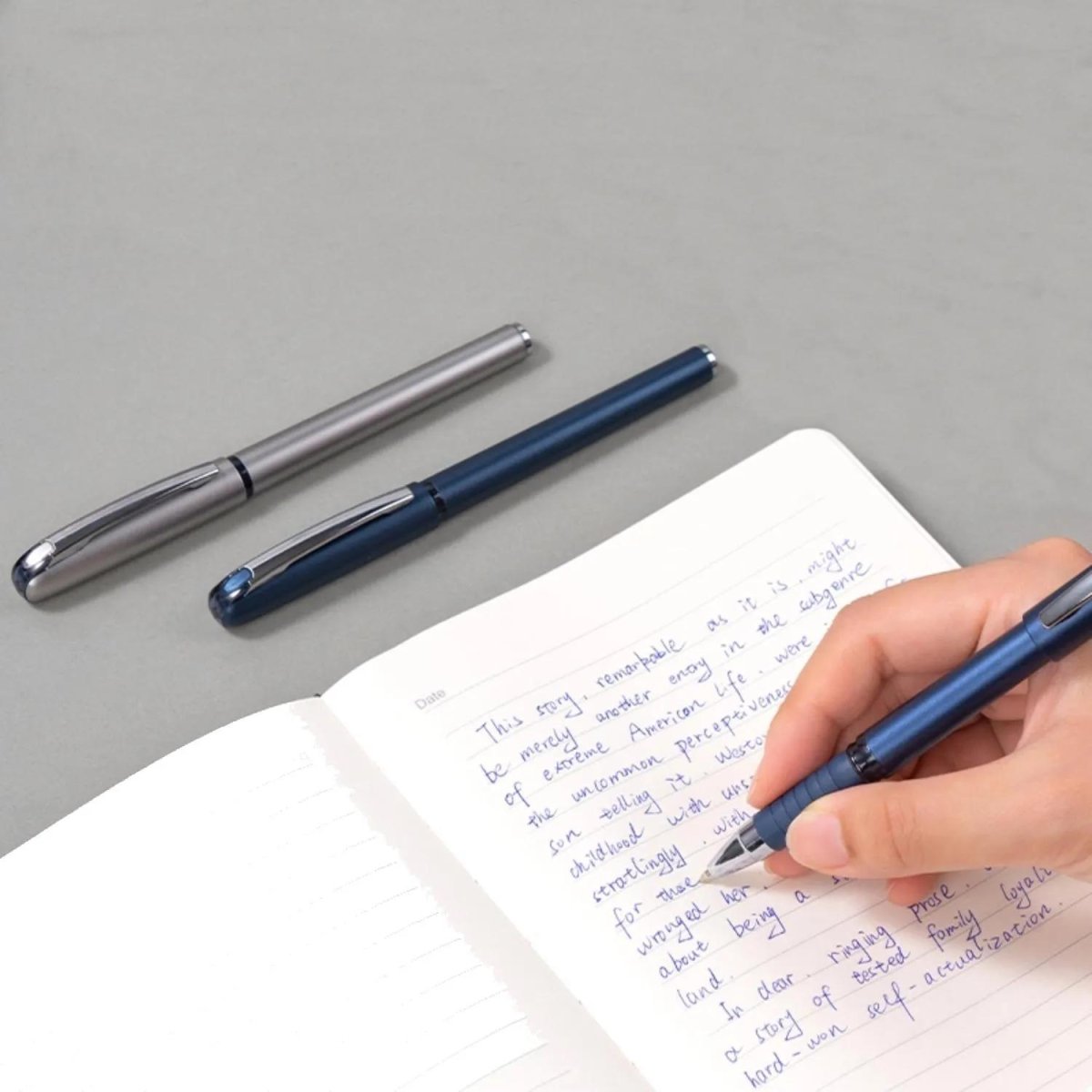 Ручка шариковая неавтомат. Deli EQ126-BL,пулевидн.нак,син,0,7мм, пласт,асс