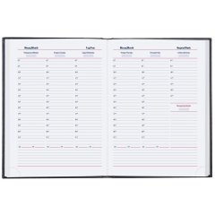 Еженедельник недатированный синий,А4,195х265мм,72л,АТТАСНЕ Каньон