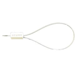 Пломба тросовая номерная, однораз., 500 мм, 100 шт/уп, белый