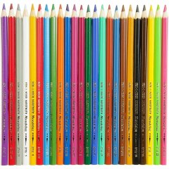 Карандаши акварельные KOH-I-NOOR, MONDELUZ 24 цв. шестигр, 3718/24