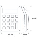 Калькулятор настольный Attache CDB1401-BK 14-разрядный черный 205x155x35 мм
