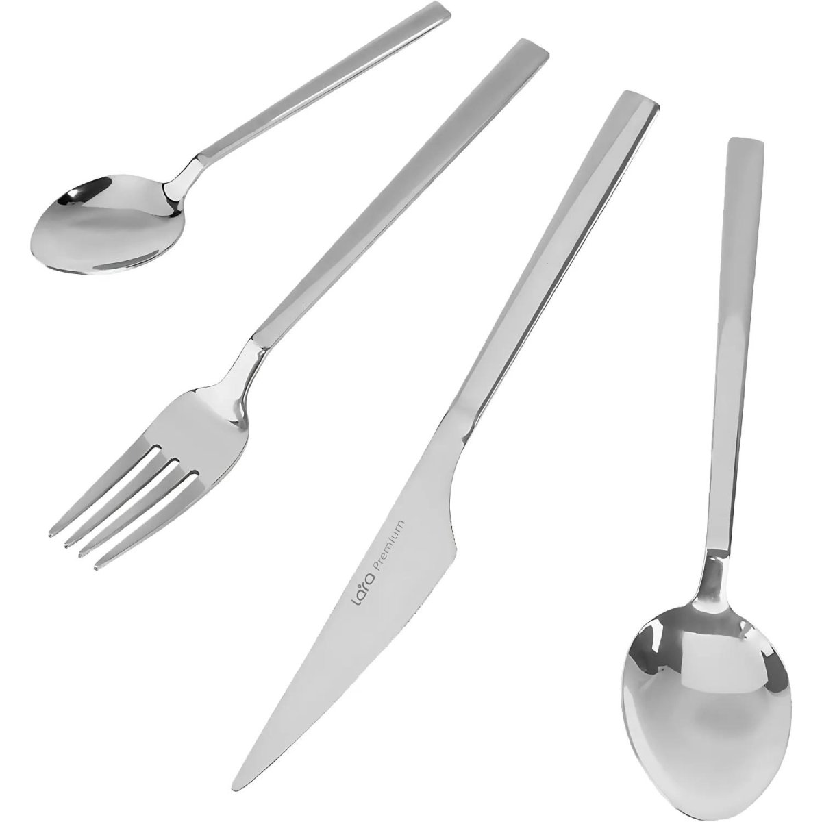 Набор столовых приборов LARA ЭЛЕКТРА на 6 персон 24 предмета (LR10-22/24)