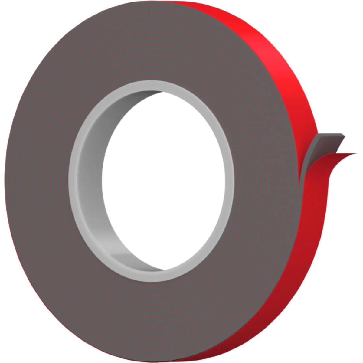 Клейкая лента двусторонняя монтажная КОНТАКТ 8мм х 2м, серая (25935)