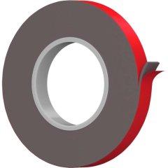 Клейкая лента двусторонняя монтажная КОНТАКТ 8мм х 2м, серая (25935)