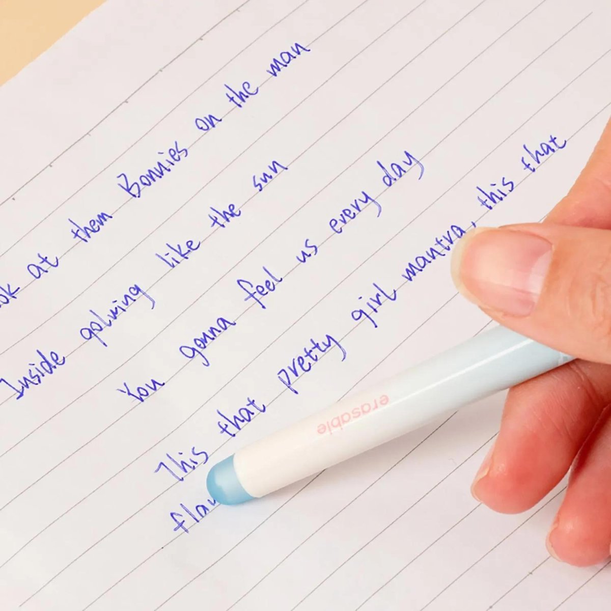 Ручка гелевая неавтомат. Deli Erasable EG660-BL,стираем,пул.нак0,5,син,асс