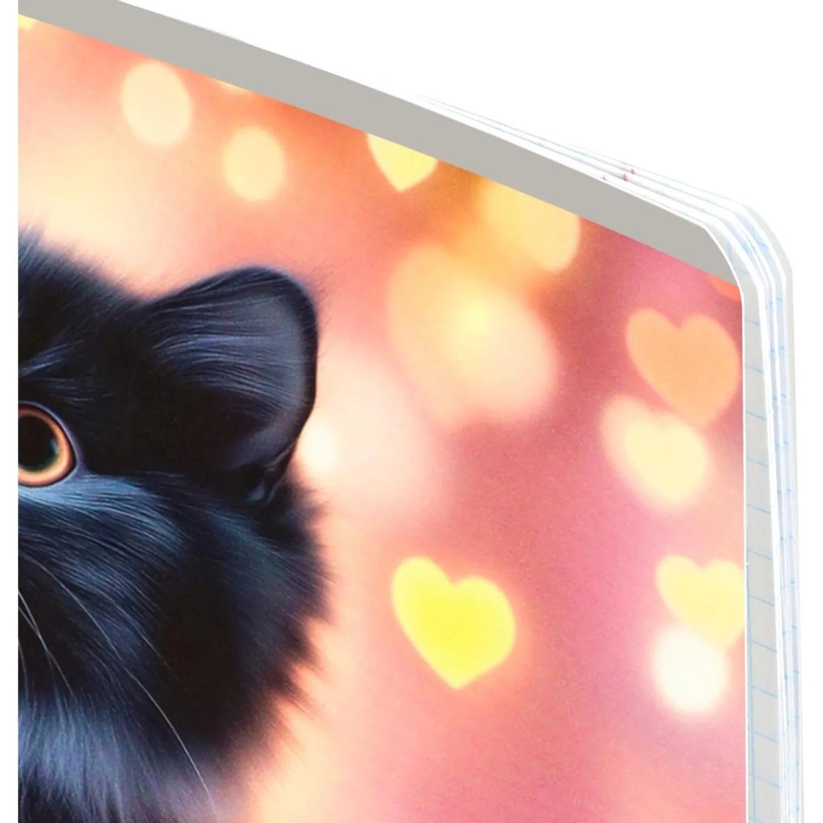 Тетрадь КЛЕТКА 12л. МИЛЫЕ КОТЯТА - 7  цвет. мелов.обл., асоорти 12-0912