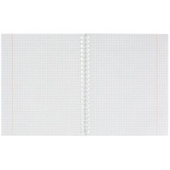 Тетрадь общая А5 80л Attache Акварель гребень картон голубой