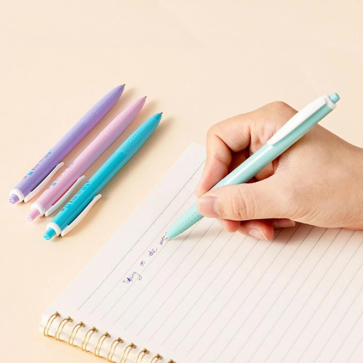 Ручка шариковая автомат. Deli Every, EQ44-BL,син,пул нак.0,7мм,асс