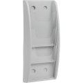Лоток настенный односекционный Комус Штиль 3 отделения А4 верт. серый
