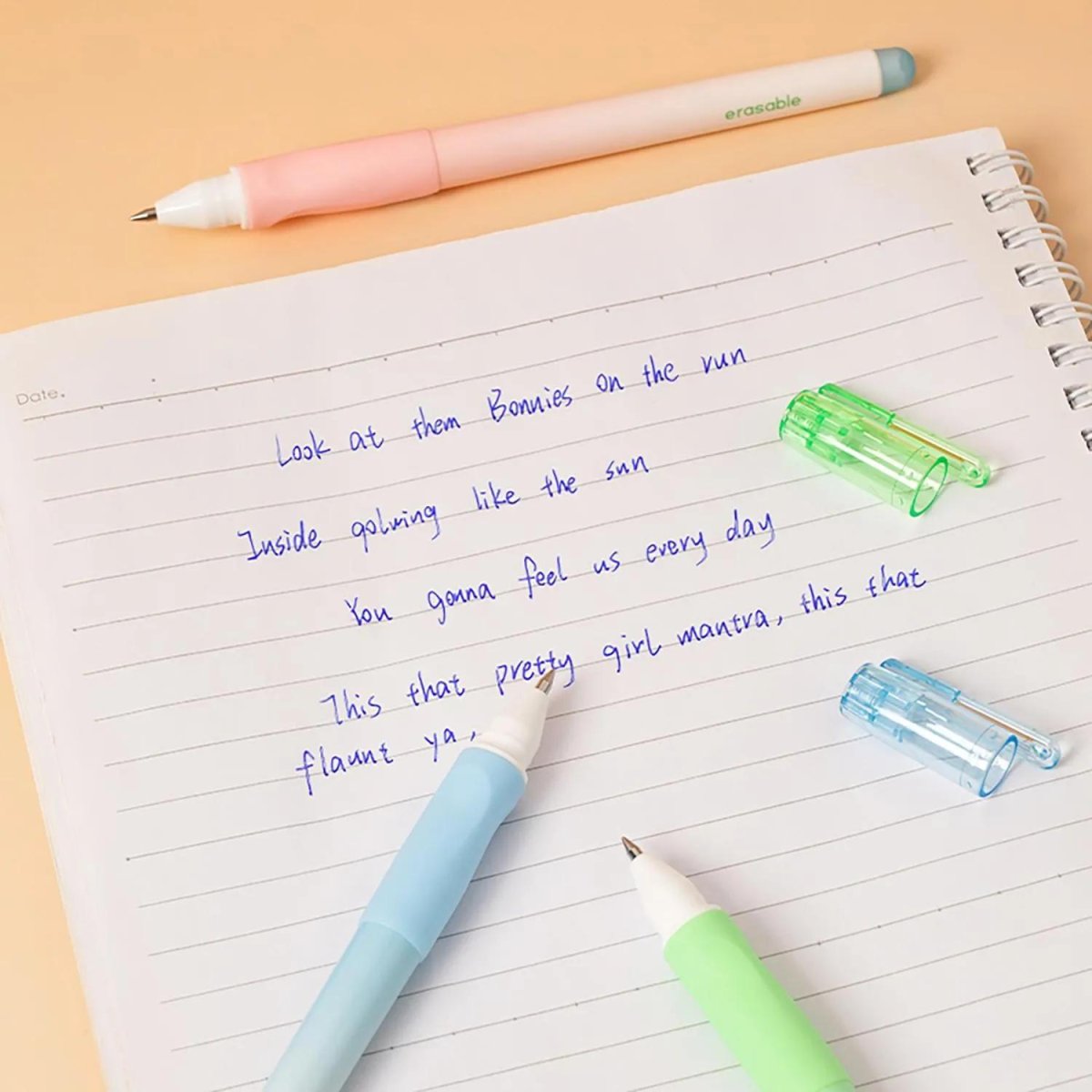 Ручка гелевая неавтомат. Deli Erasable EG660-BL,стираем,пул.нак0,5,син,асс