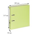 Папка-регистратор Комус Экономи 50мм персидский лайм,ПБП1,карм.кор.,мет.уг