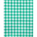 Скатерть одноразовая Luscan, 120х200см 6шт/рулон, зеленая клетка