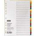 Разделитель листов 1-20, цв.картAttache,A4