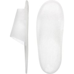 Тапочки одноразовые ГП Стандарт Плюс с откр мысом, белые 5 мм, 150 пар/уп