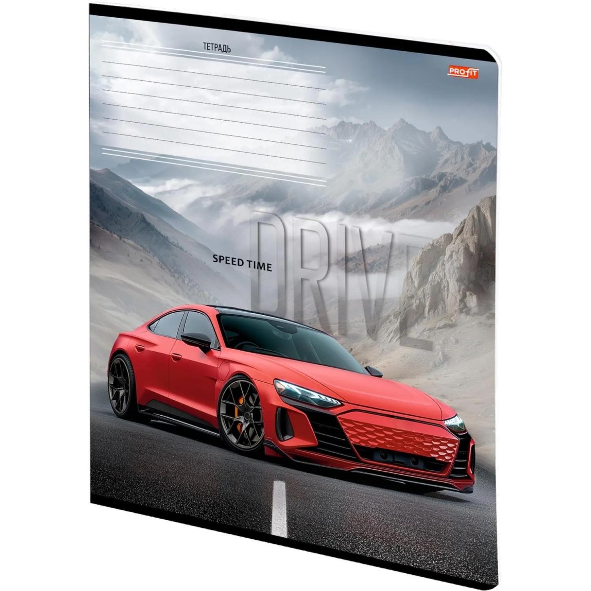 Тетрадь КЛЕТКА 12л. РАЗНЫЕ АВТОМОБИЛИ - 27 цвет. мелов.обл.ассорти 12-0915