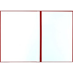Папка Адресная б/в красная 15А001 Виньетка/10/ 15А001_к